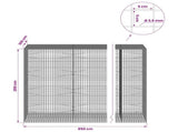 Gabion with 3.5 mm Wire and 5x5 cm Mesh 850x100x200 cm 3462491