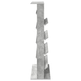 Magazine Rack Concrete Grey 70 x 41 x 156 cm Engineered Wood 899522
