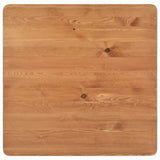 Bar Table Black 60x60x108 cm Solid Pine Wood Steel 280082