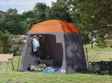 Instant Tent 2-Person Quick-Release with Roof Grey and Orange 42008395