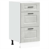 Kitchen Base Cabinet Porto Concrete Grey Engineered Wood 854224