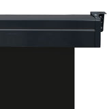 ZNTS Balcony Side Awning 85x250 cm Black 48406