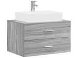 Bathroom Furniture Set Grey Sonoma Engineered Wood 3404387