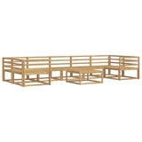 Outdoor Sofa Set 8 pcs White 3386183