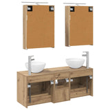 Bathroom Furniture Set 5 pcs Artisan Oak 3406718