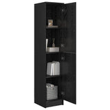 Highboard Black Oak 35 x 39 x 168 cm 869331