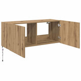 TV Wall Cabinet Artisan Oak 100 x 35 x 41 cm Engineered Wood 886251