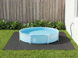 Pool Ground Mat 24 pcs Black 8.64 m EVA Foam 3433308