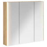 Bathroom Mirror Cabinet Artisian Oak 73.5 x 15.5 x 70 cm 889262