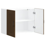 Kitchen Wall Cabinet Lucca Brown Oak Engineered Wood 853834