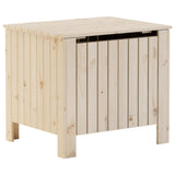 Storage Box with Lid RANA 60x49x54 cm Solid Wood Pine 4002327