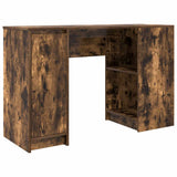 Desk Smoked Oak 120x42x76 cm Engineered Wood 861818