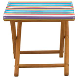 Deck Chair 2 pcs Solid Eucalyptus Wood Multicolour 42024895