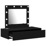 Dressing Table Black 83 x 40 x 70 cm Engineered Wood 865227