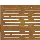 Garden Gate 100x75 cm Corten Steel Square Design 153250