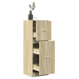 Apothecary Cabinet Sonoma Oak 40x41x118 cm Engineered Wood 855198