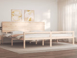 Senior Bed without Mattress Super King Size Solid Wood 3195496