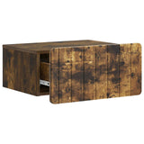 Wall-Mounted Bedside Cabinet 2 pcs Smoked Oak 49 x 34.5 x 24 cm 898286