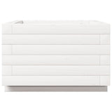 Garden Planter White 40x40x26.5 cm Solid Wood Pine 847289