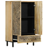 Highboard 60x33x100 cm Solid Wood Mango 358242