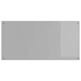 Kitchen Backsplash Light Grey 120 x 60 cm Tempered Glass 42001309