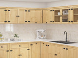 Cabinet SKI Honey Brown 80 x 80 x 60 cm Solid Pine Wood 42007569