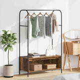 Clothes Rack Brown Oak 100 x 44 x 160 cm Engineered Wood 868455