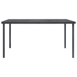 Outdoor Dining Set Black and Anthracite 3073516