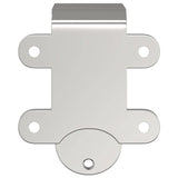 Barn Door Bypass Brackets 4 pcs for Round Rails Stainless Steel 4009761
