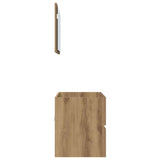 Bathroom Furniture Set with Drawer 2 pcs Artisan Oak 875433