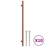 Cabinet Handles 10 pcs Bronze 320 mm Stainless Steel 3203633