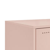 Coffee Table Pink 68x50x43.5 cm Steel 846687