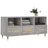 TV Cabinet Grey Sonoma 102x36x50 cm Engineered Wood 829018