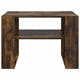Coffee Table Smoked Oak 66 x 49.5 x 45 cm Engineered Wood 8000120