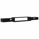 Wall-mounted TV Cabinet Wall-Mounted Black Oak 220 x 28 x 21 cm 8006014