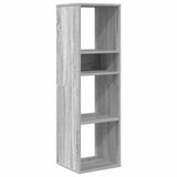 ZNTS Book Cabinet Grey Sonoma 34x31x112 cm Engineered Wood 860288