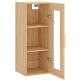 Wall Mounted Cabinet Sonoma Oak 34.5x34x90 cm 828903