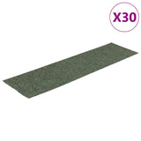 Stair Mats Self-adhesive 30 pcs 76x20 cm Green Rectangular 3365732