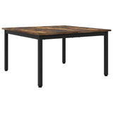 Coffee Table Smoke Oak 80 x 80 x 45 cm Engineered Wood 892580