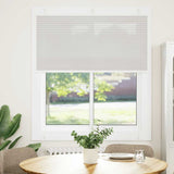 Pleated Blind Light Grey 120x100 cm Fabric Width 119.4 cm Polyester 4015334