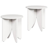 Coffee Table 2 pcs White 873545