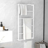 Towel Rack White 60x10x116 cm Steel 336121