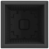 Square Flower Pot 24 pcs Black 33 x 33 x 26 cm Plastic 42020352