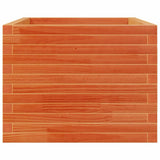 Garden Planter Wax Brown 110x60x49.5 cm Solid Wood Pine 3282571