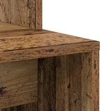 Desk with Shelf Old Wood 78.5 x 37 x 154.5 cm Engineered Wood 869344