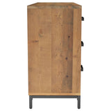 Sideboard Brown 110x35x70 cm Solid Pinewood 349921