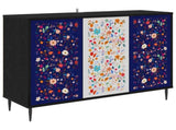 Sideboard MAINZ Black Oak 102 x 33 x 76 cm Engineered Wood 8006984