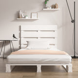 Bed Frame without Mattress White 90x190 cm Single Solid Wood Pine Single 3190496