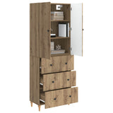 Cabinet Set 2 pcs 66 x 34.5 x 90 cm Engineered Wood 3416465