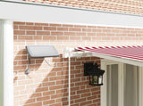 Retractable Awning Red and White 600 x 350 cm 3331718
